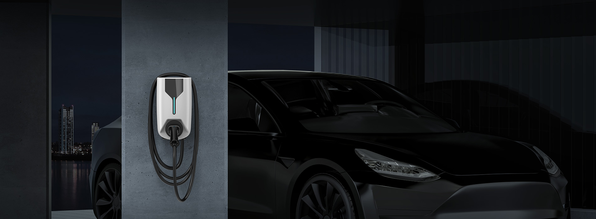 NKR-AC006 Inteligentna domowa ładowarka AC EV